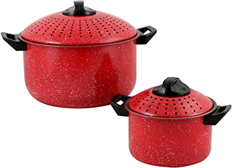 23pc Red Copper Cookware Set - Restaurant Kimono