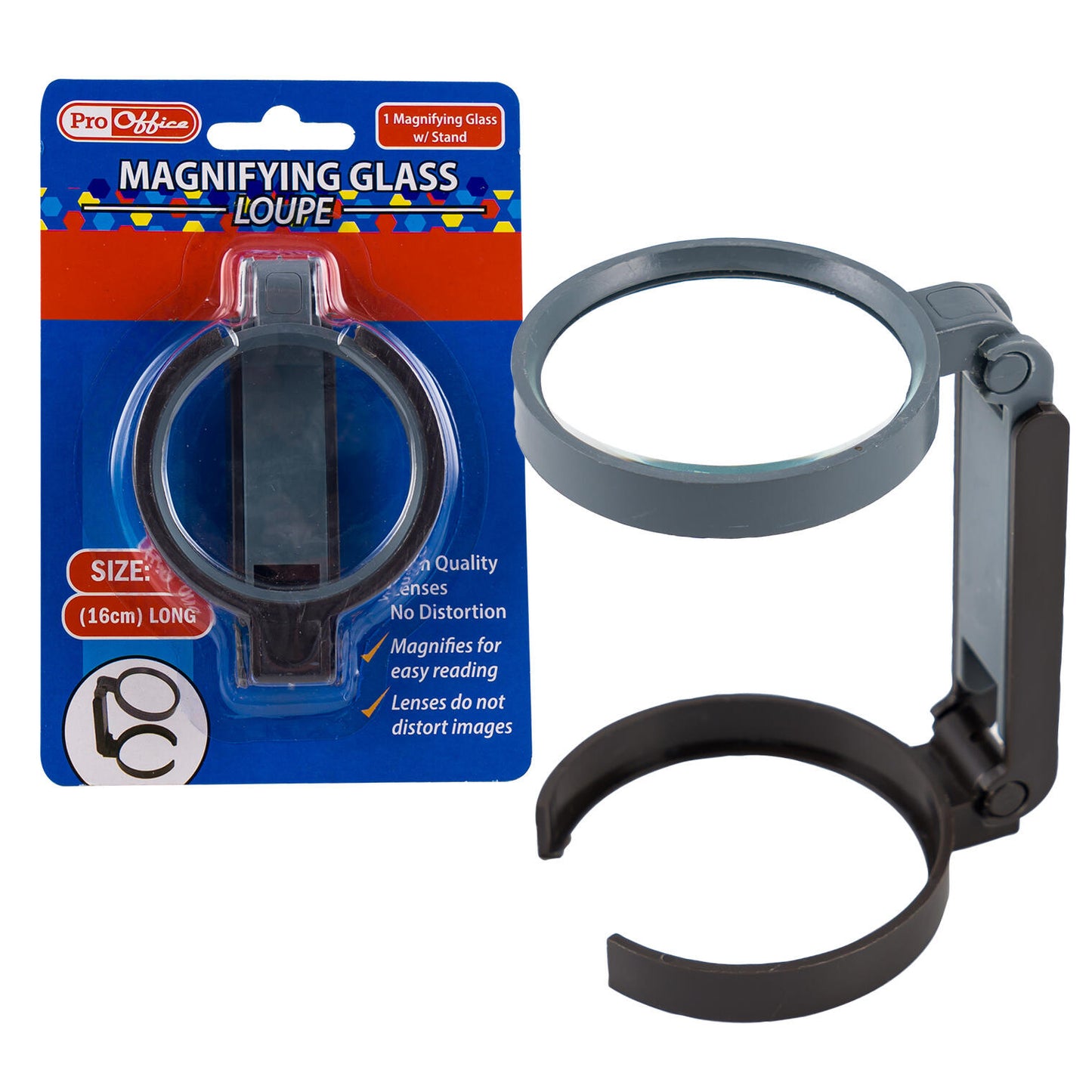 Pro Office Magnifying Glass with Stand