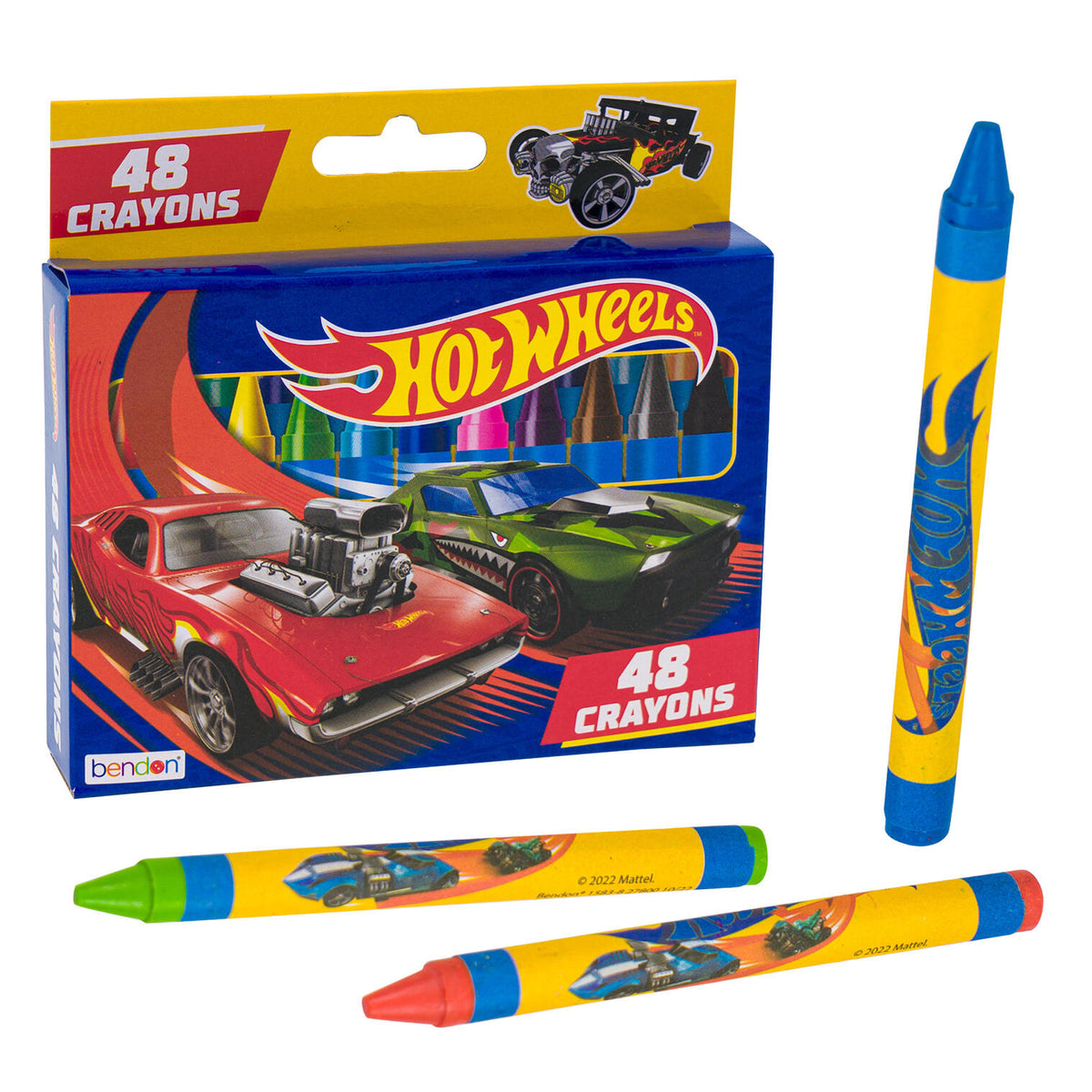 Hot Wheels 48ct Crayons