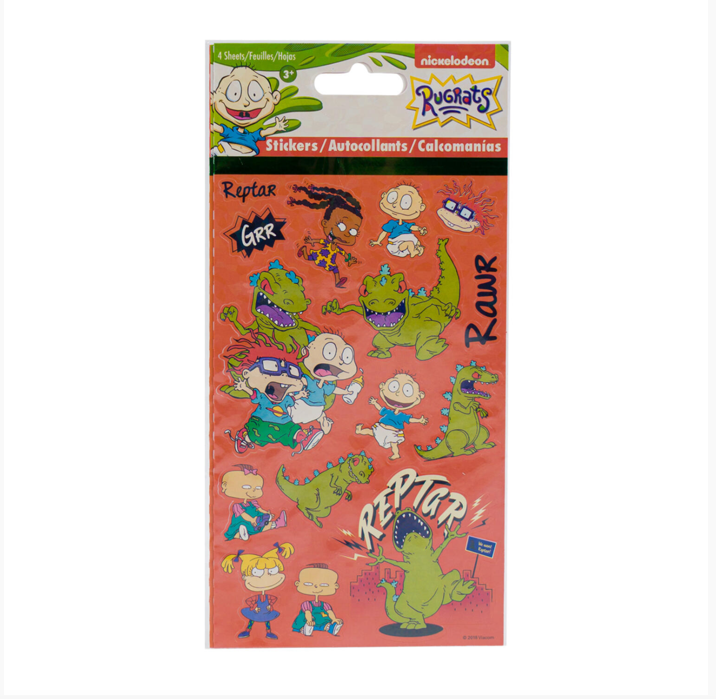 Nickelodeon Rugrats Stickers - 4 Sheets