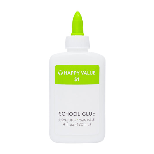 School Glue, 4 oz, Non-Toxic & Washable