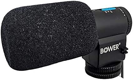 Bower Professional On-Camera Electret Condenser Microphone