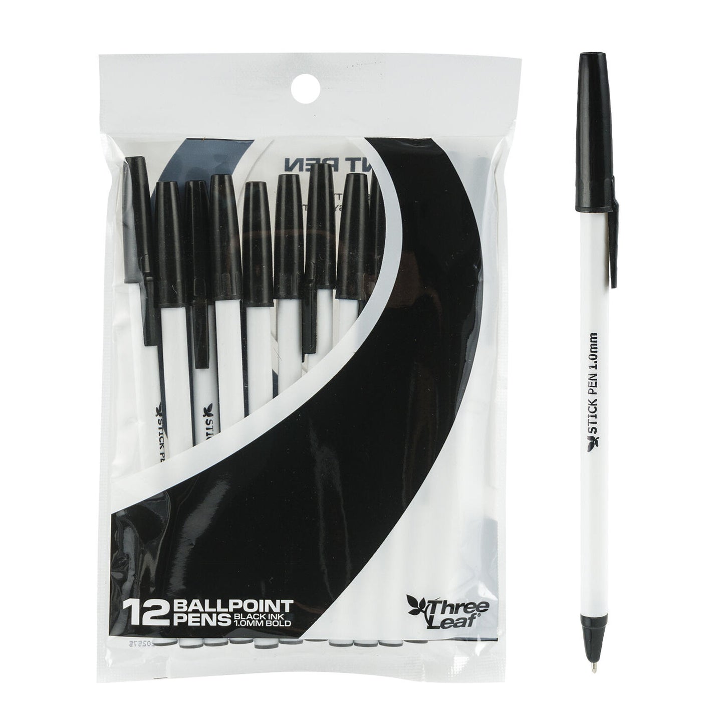 12pk Black Pen