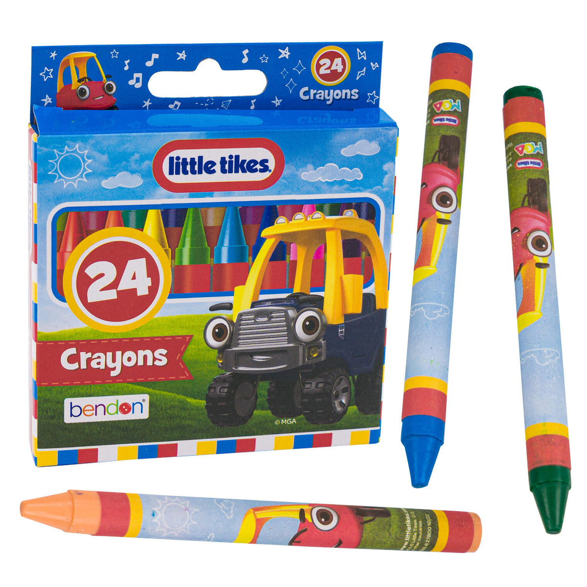 Little Tikes Crayons - 24 Crayons - Non-Toxic - Assorted Colors