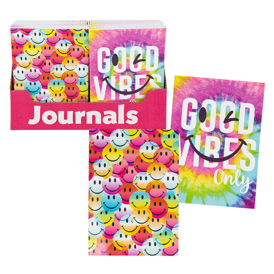 Smiley Face Paperback Journal 5x7" - Assorted