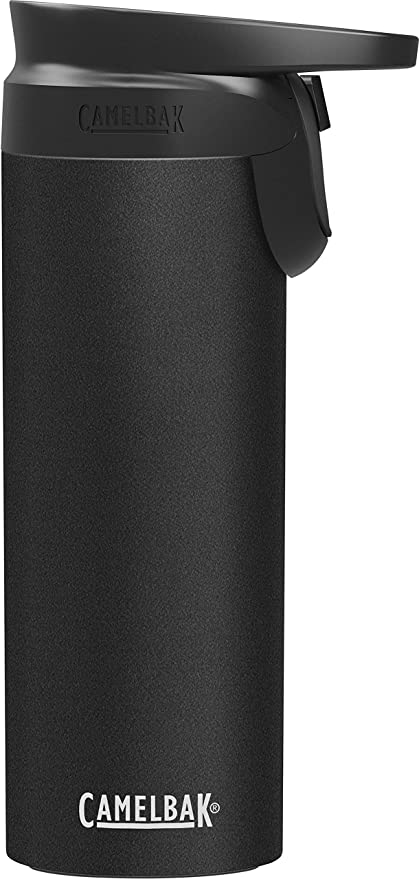 CamelBak Forge Flow 16 oz Coffee & Travel Mug, Insulated Stainless Steel - Non-Slip Silicon Base - Easy One-Handed Operation