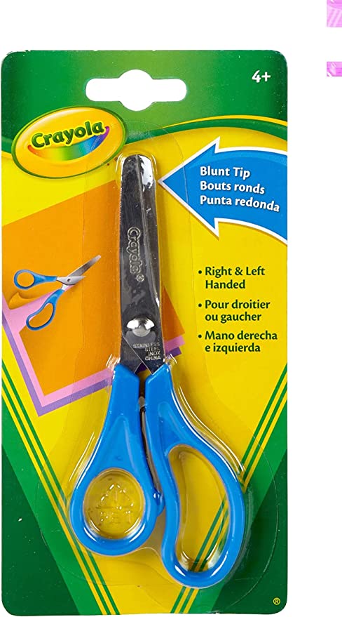 Crayola Scissors (Single Pack), 7 Blunt Tip Scissors For Kids, Back To School Supplies, Kids Arts & Crafts, Colors May Vary
