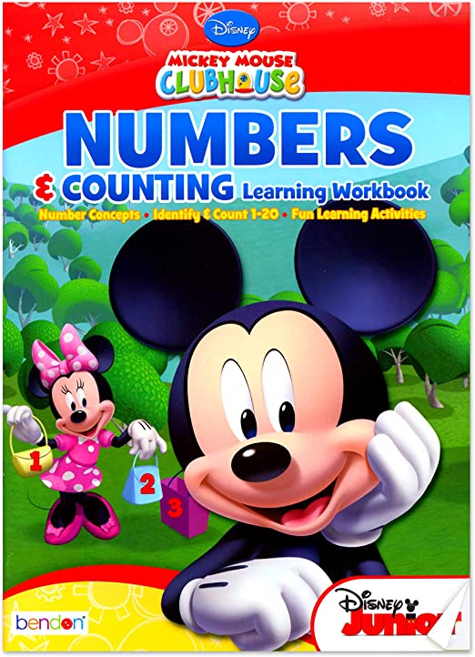 UPD Mickey Mouse (Numbers & Counting) Learning Workbook, Multicolor