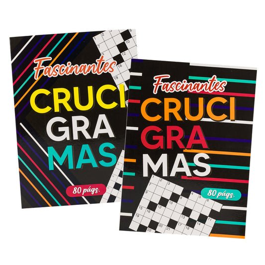Fascinantes Crucigramas Crossword Puzzle Book - 80 Pages Spanish Crossword