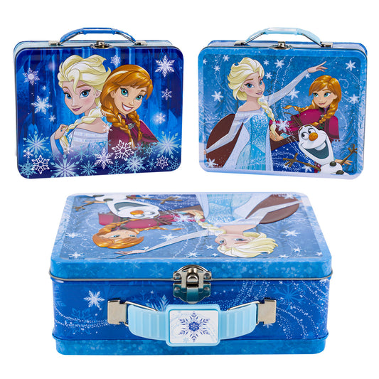 Disney Frozen Anna and Elsa Tin Lunch Box, Assorted
