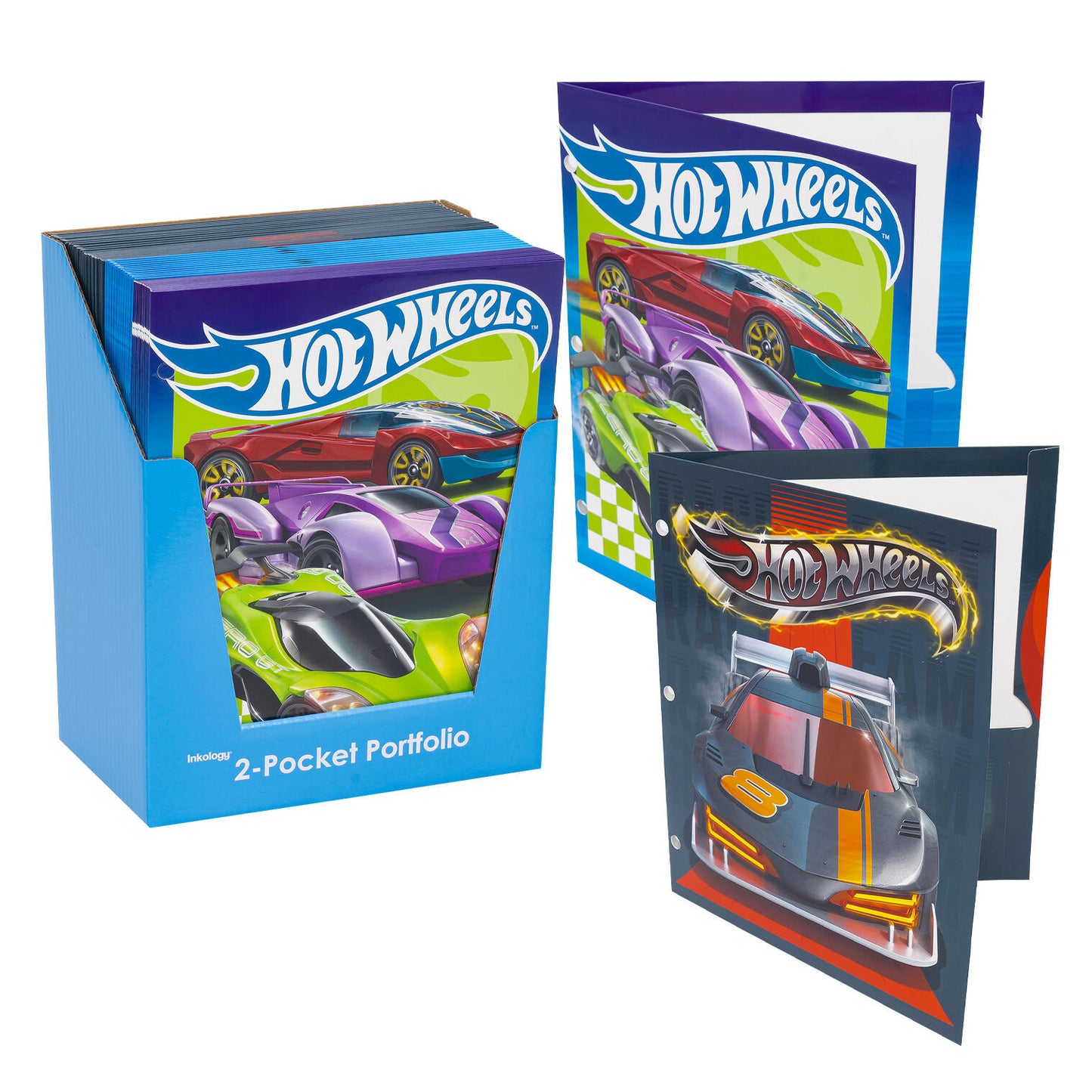 Hot Wheels 2-Pocket Portfolio 12", Assorted