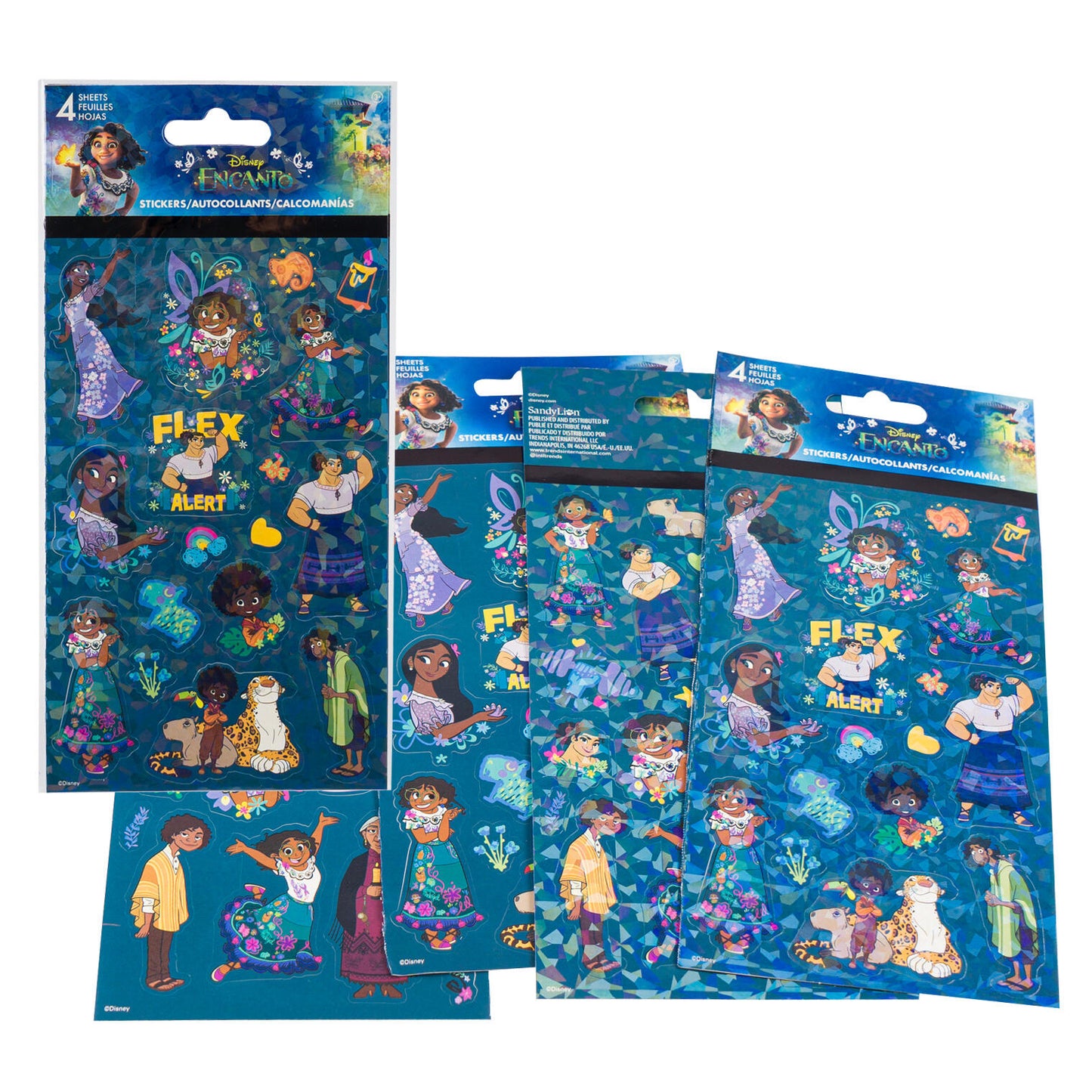 Disney Encanto Stickers - 4 Sheets
