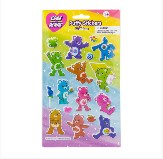 Inkology Care Bears Puffy Stickers