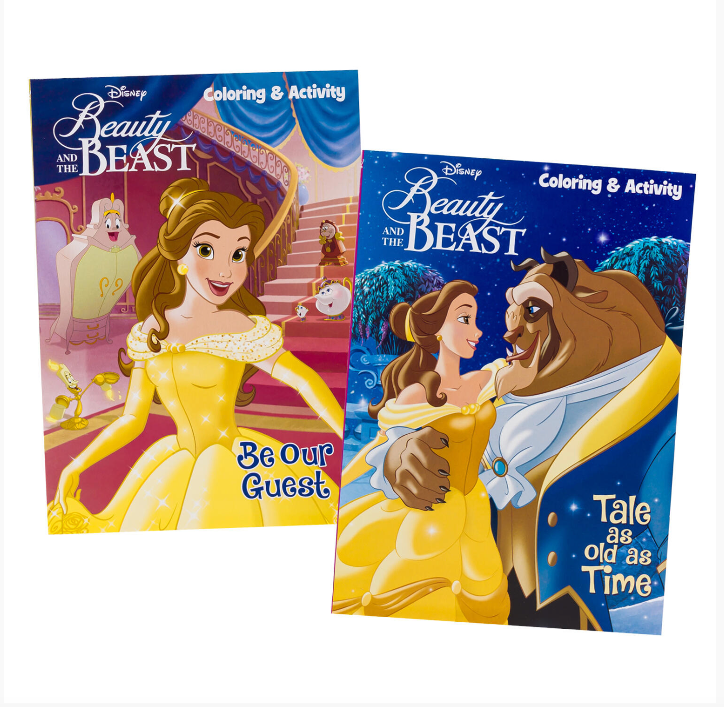 Beauty And The Beast Coloring & Activity Book - 64 Pages - 2 Assorted Cover Pages